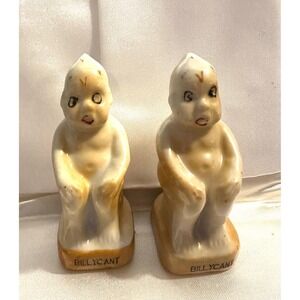 Vintage Billiken Salt & Pepper Shakers Made in Japan